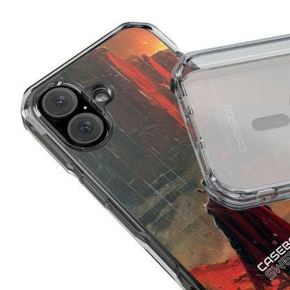 Fiery Wanderer Landschap iPhone 16 - Impact Clear+