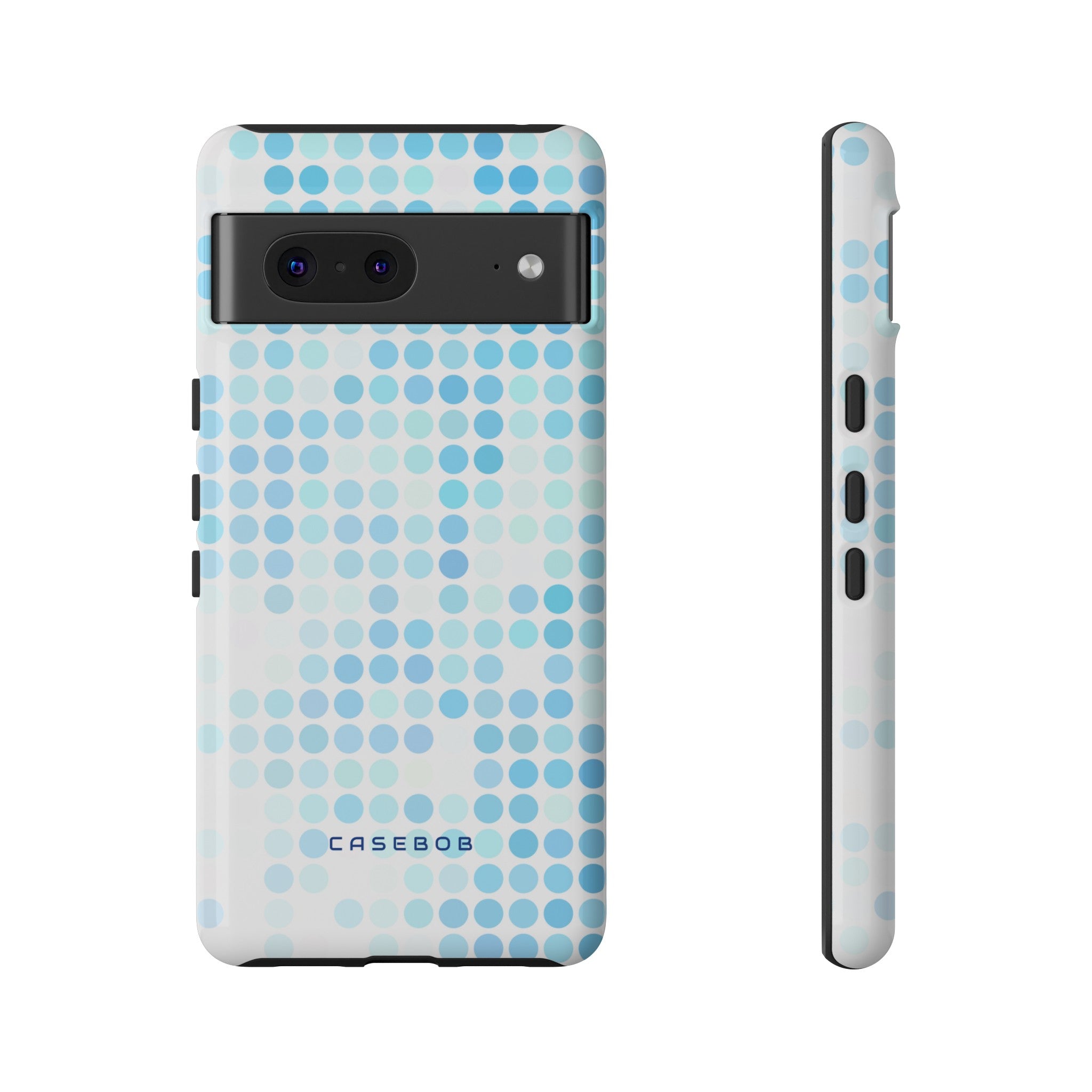 Blue Pixels - Protective Phone Case