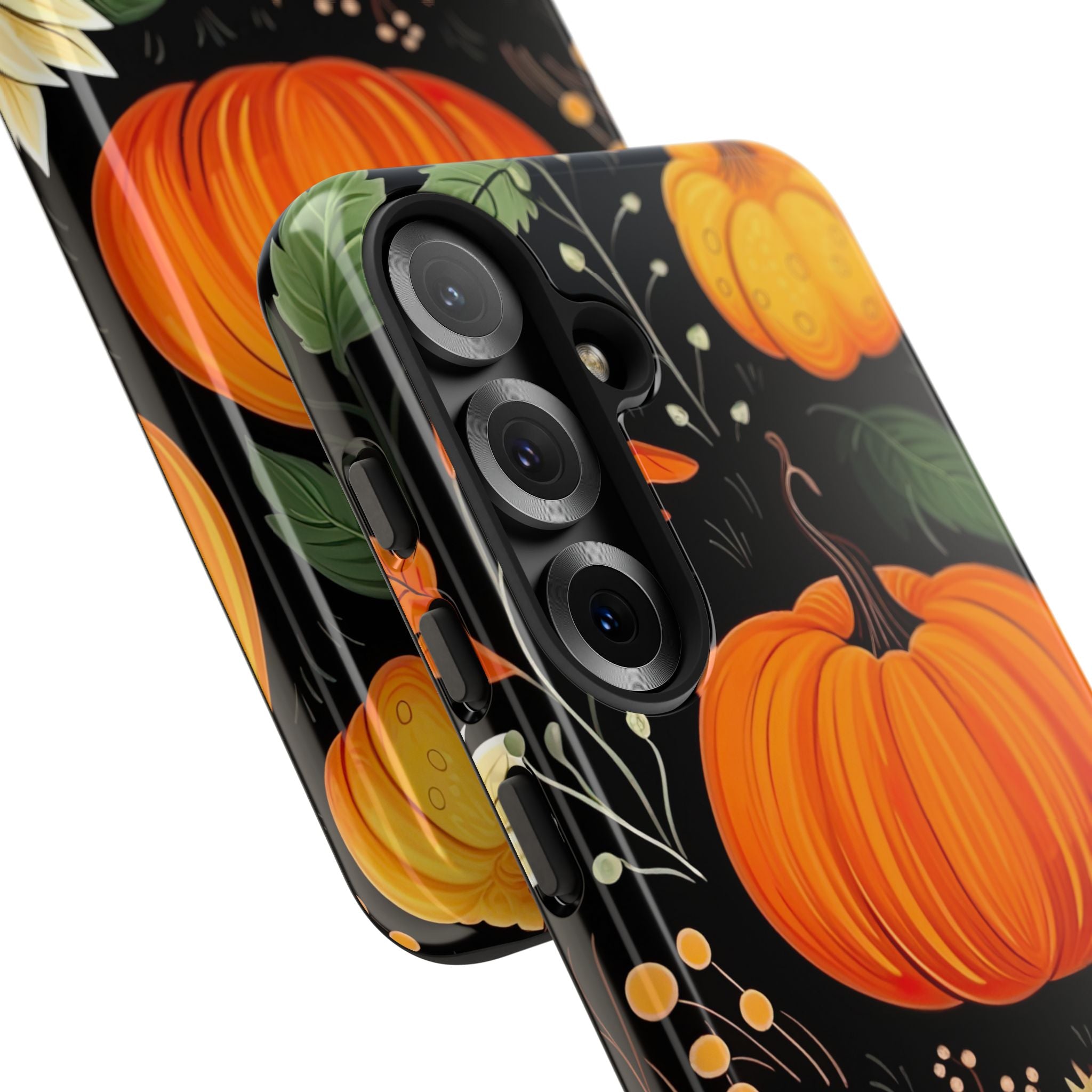 Pumpkin Glow Samsung S25 Case - Tough