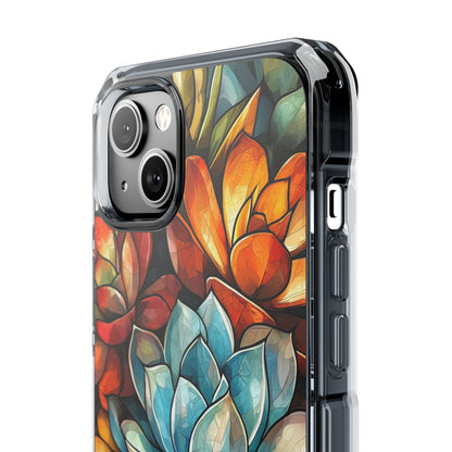 Vibrant Succulent Garden iPhone Case - Impact