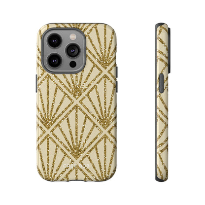 Gold Diamond Radiance iPhone 14 Pro Case - Tough