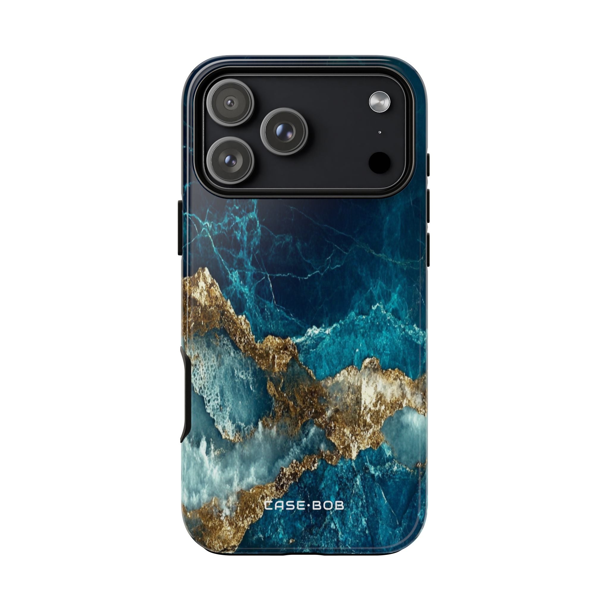 Jagged Gold Split iPhone 17 Pro Max Case - Tough