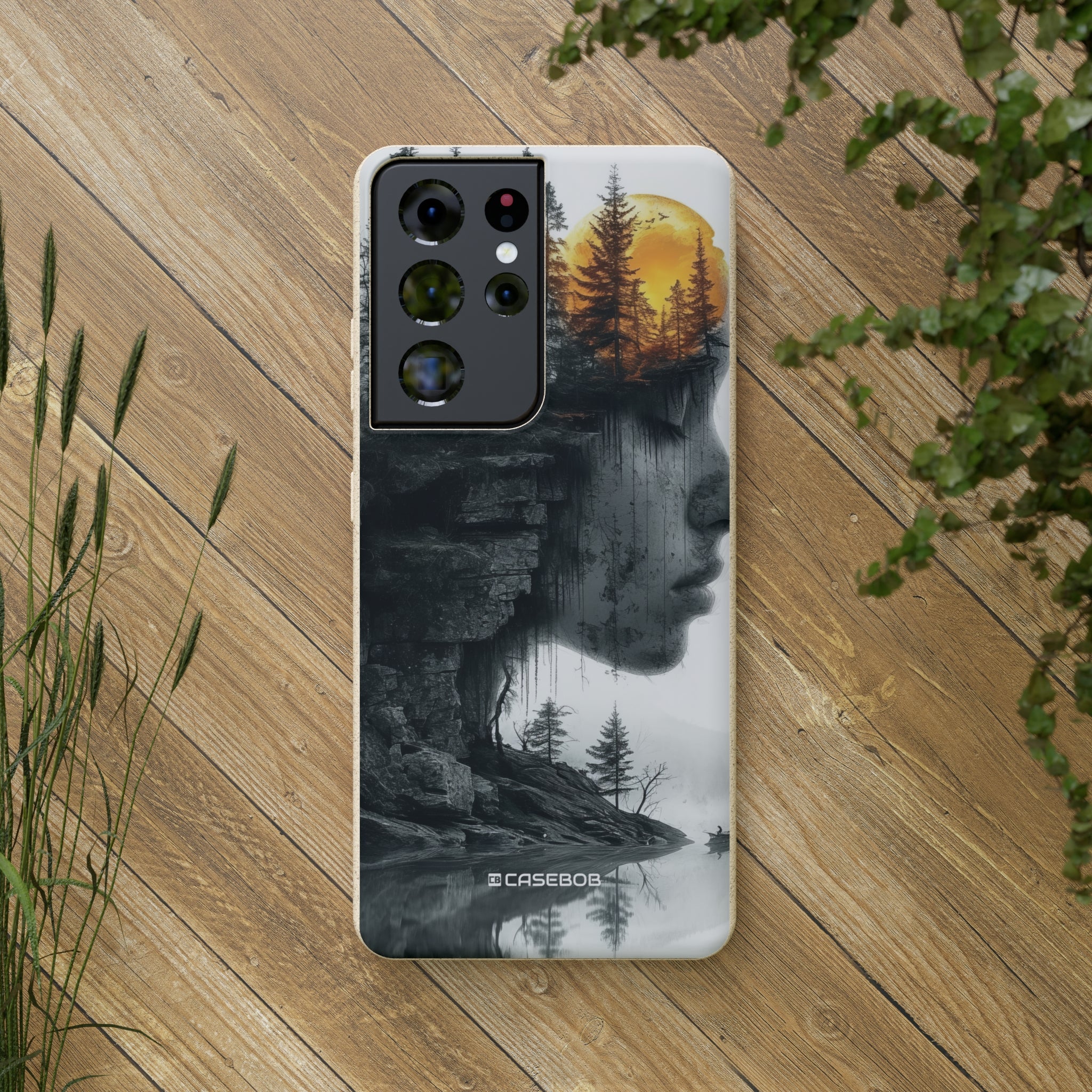 Nature's Reflection | Biodegradable Phone Case