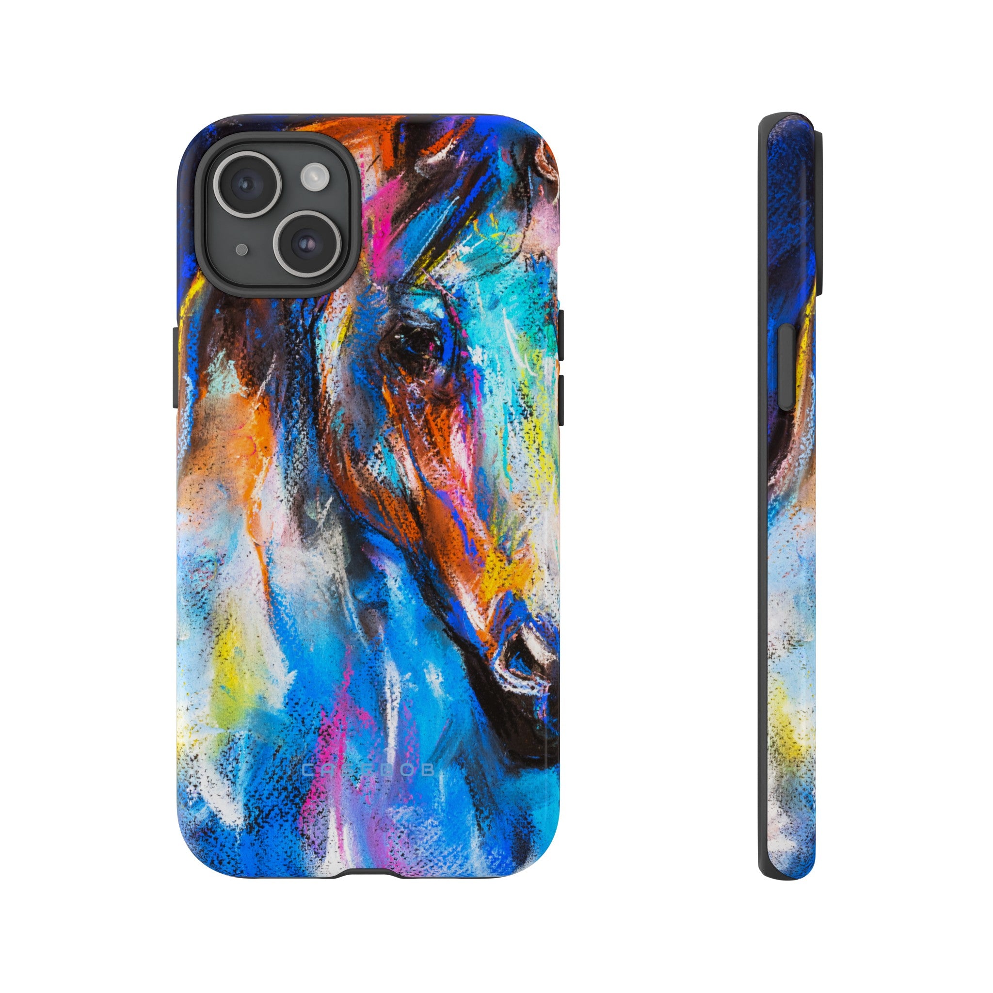 Original Pastel Horse - Protective Phone Case