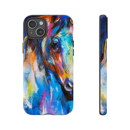 Original Pastel Horse - Protective Phone Case