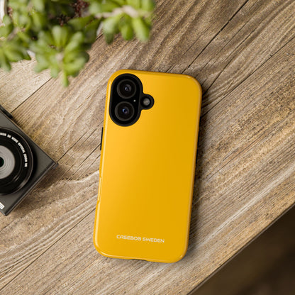 Amber Yellow - Tough iPhone 16 Phone Case