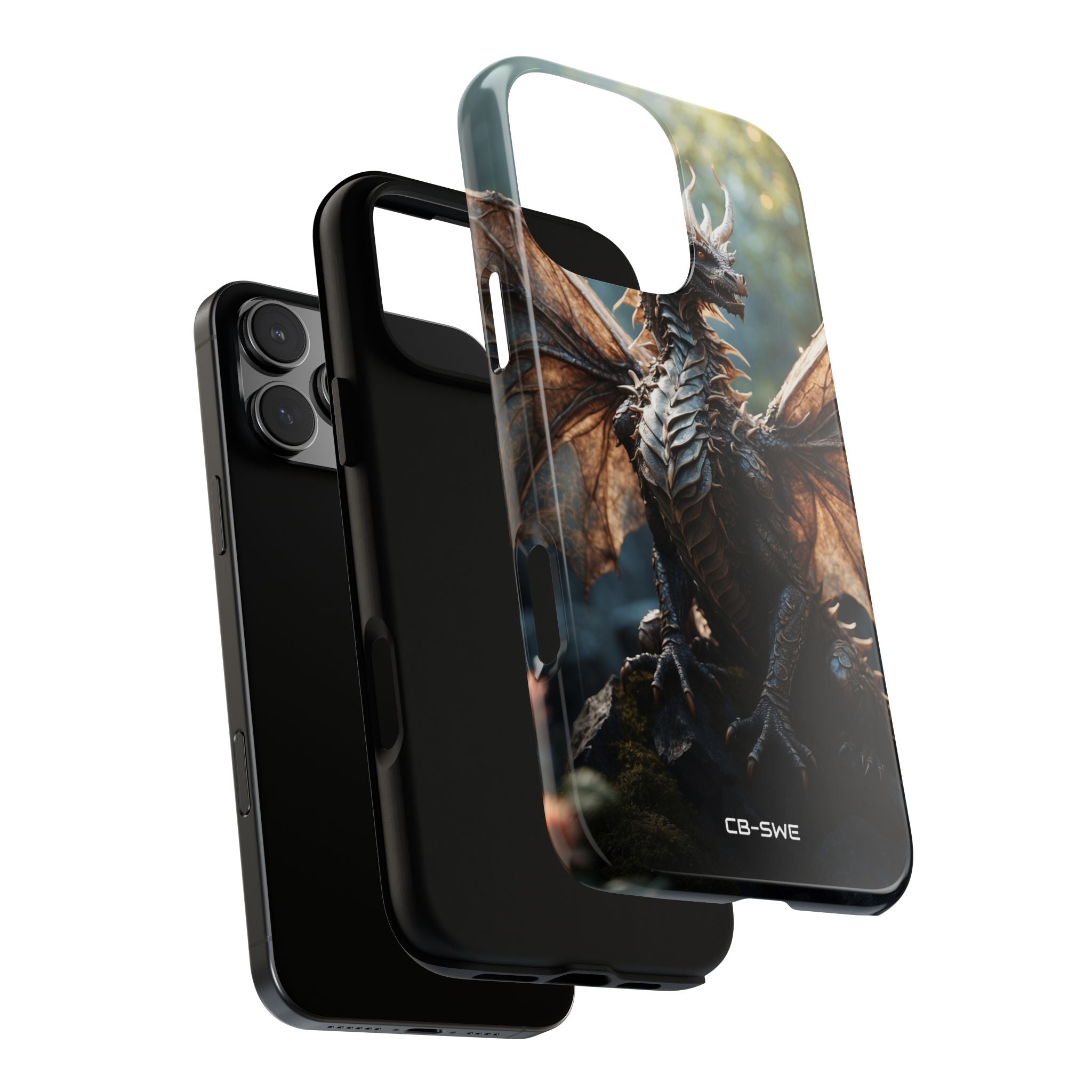 Majestic Dragon Glows - iPhone Case