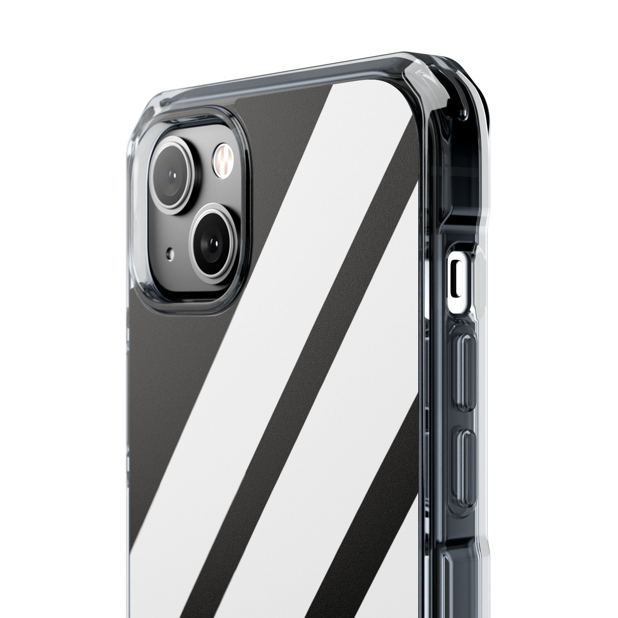 Monochrome Diagonal Symmetry iPhone Case - Impact