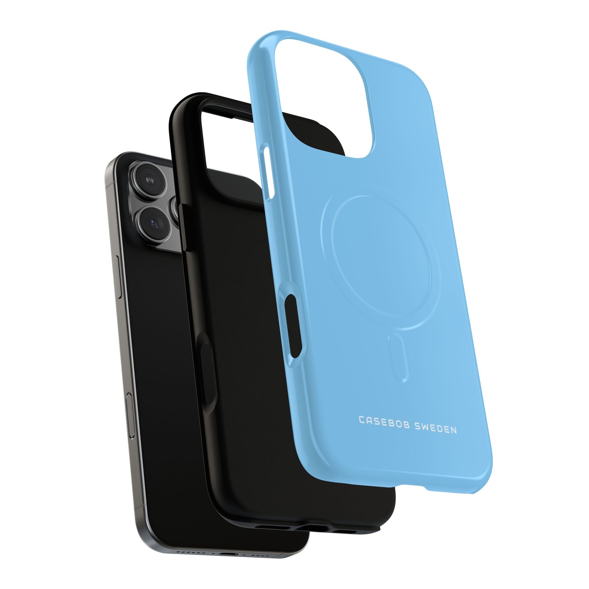 Light Sky Blue iPhone 16 | Tough+ Phone Case