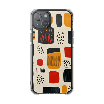 Vibrant Shapes Dance iPhone Case - Impact