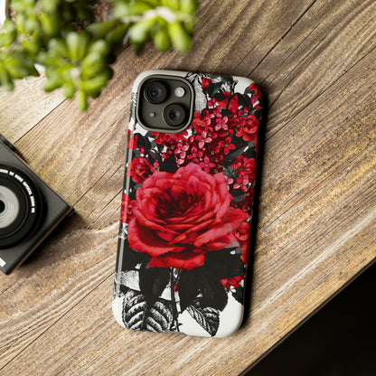 Rola Rose Gothic Flower - Protective Phone Case