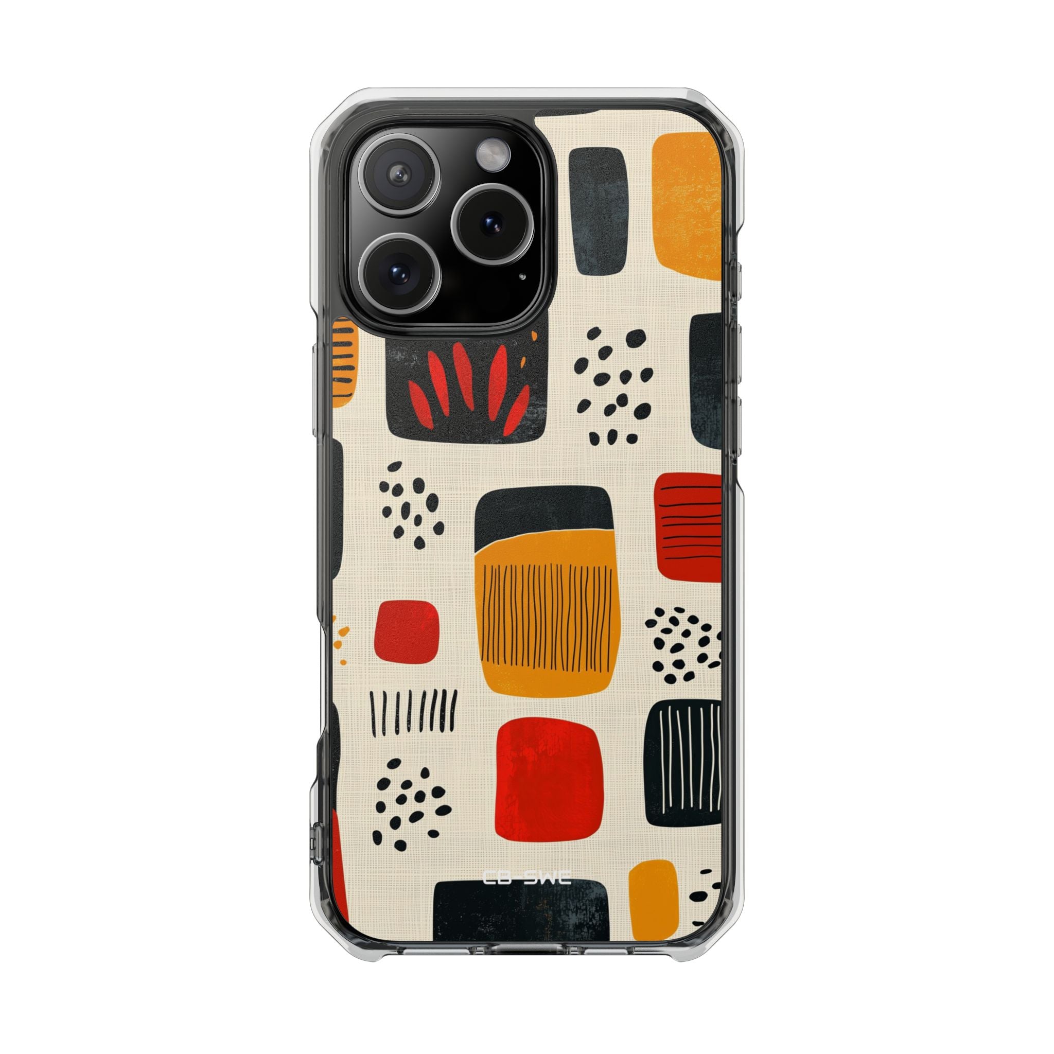 Vibrant Shapes Dance iPhone Case - Impact