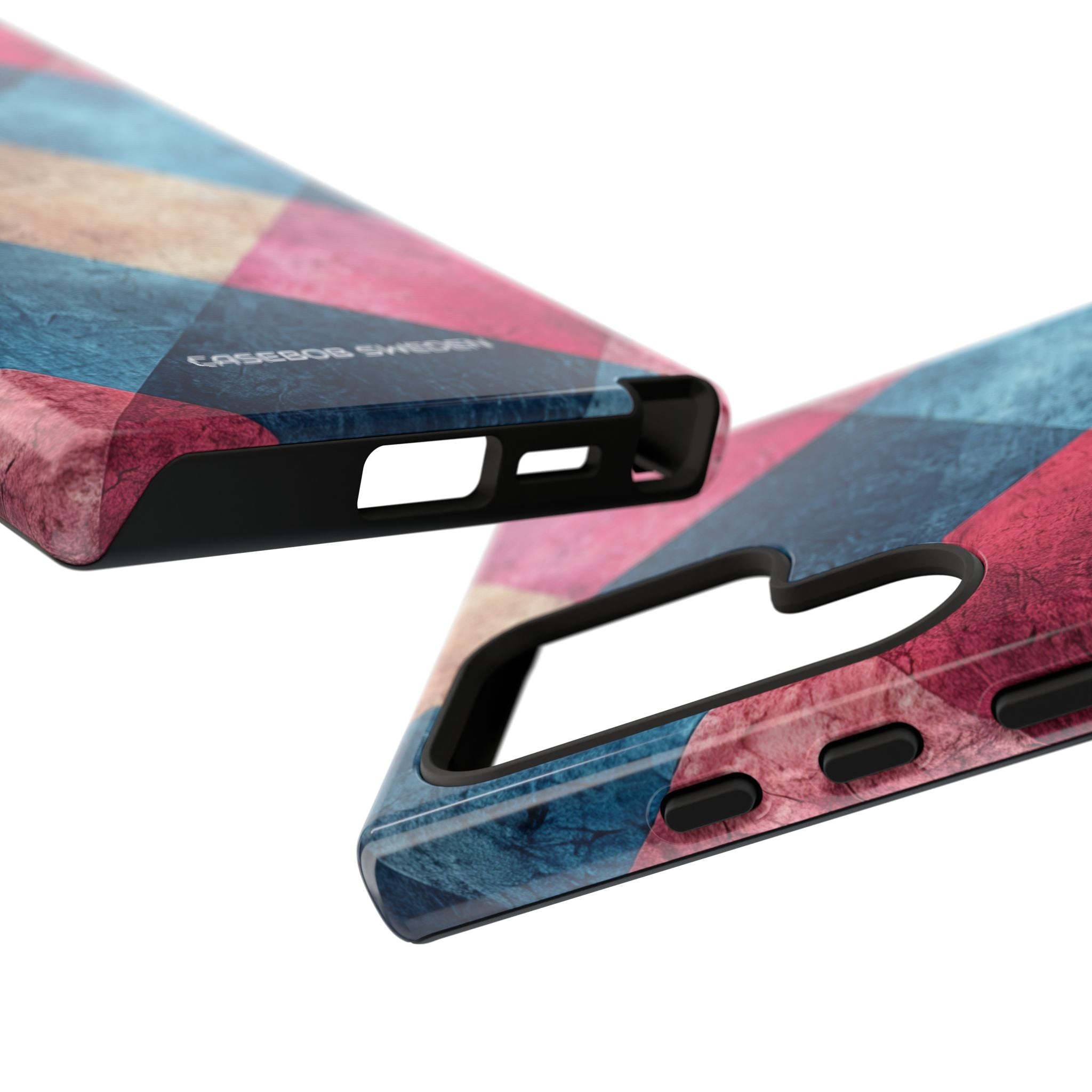 Bold Geometric Squares - Tough Samsung S24 Phone Case