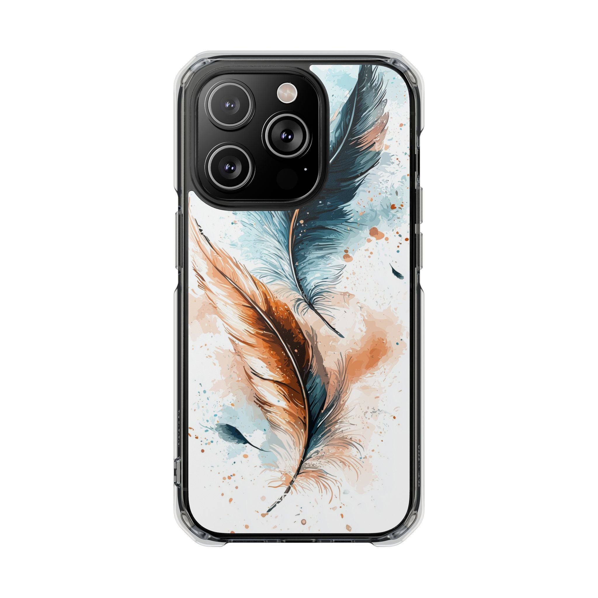 Feathers Dance Lightly iPhone Case - Impact
