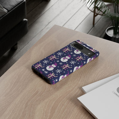 Snowmen Celebrate Joy - Google Pixel Case