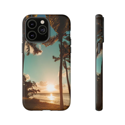 Sundown Palmtrees - Protective Phone Case