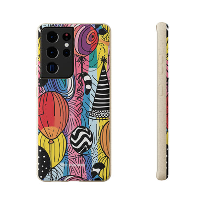 Vibrant Party Whimsy | Biodegradable Phone Case