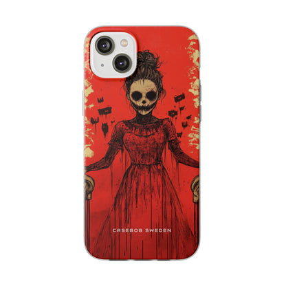 Haunting Scarlet Descent iPhone 14 - Flexi Phone Case