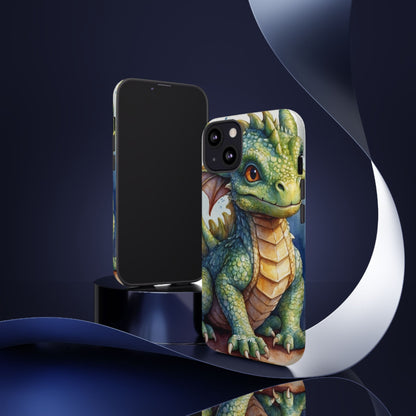 Green Dragon Smiles - iPhone Case