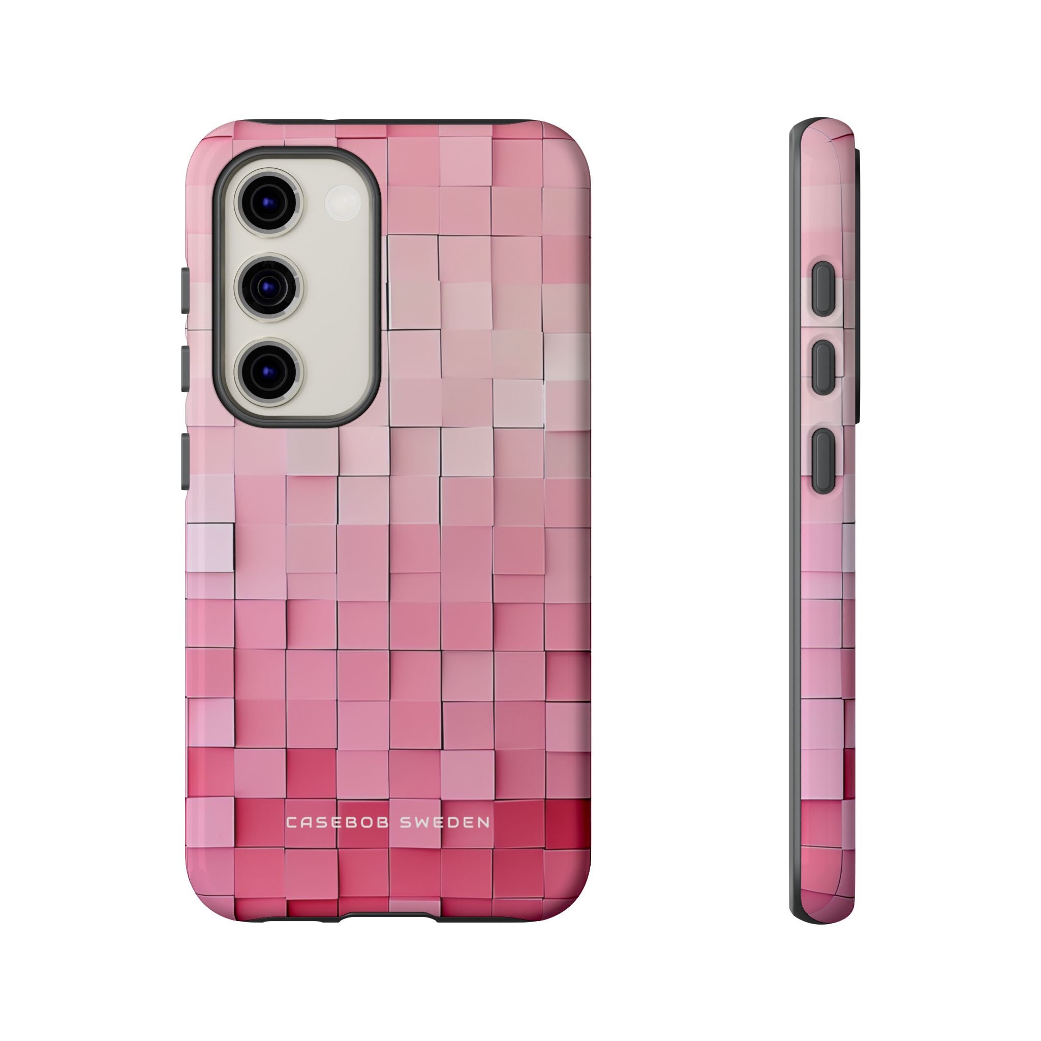 Farbverlauf Rosa Mosaik Samsung S23 - Robuste Handyhülle