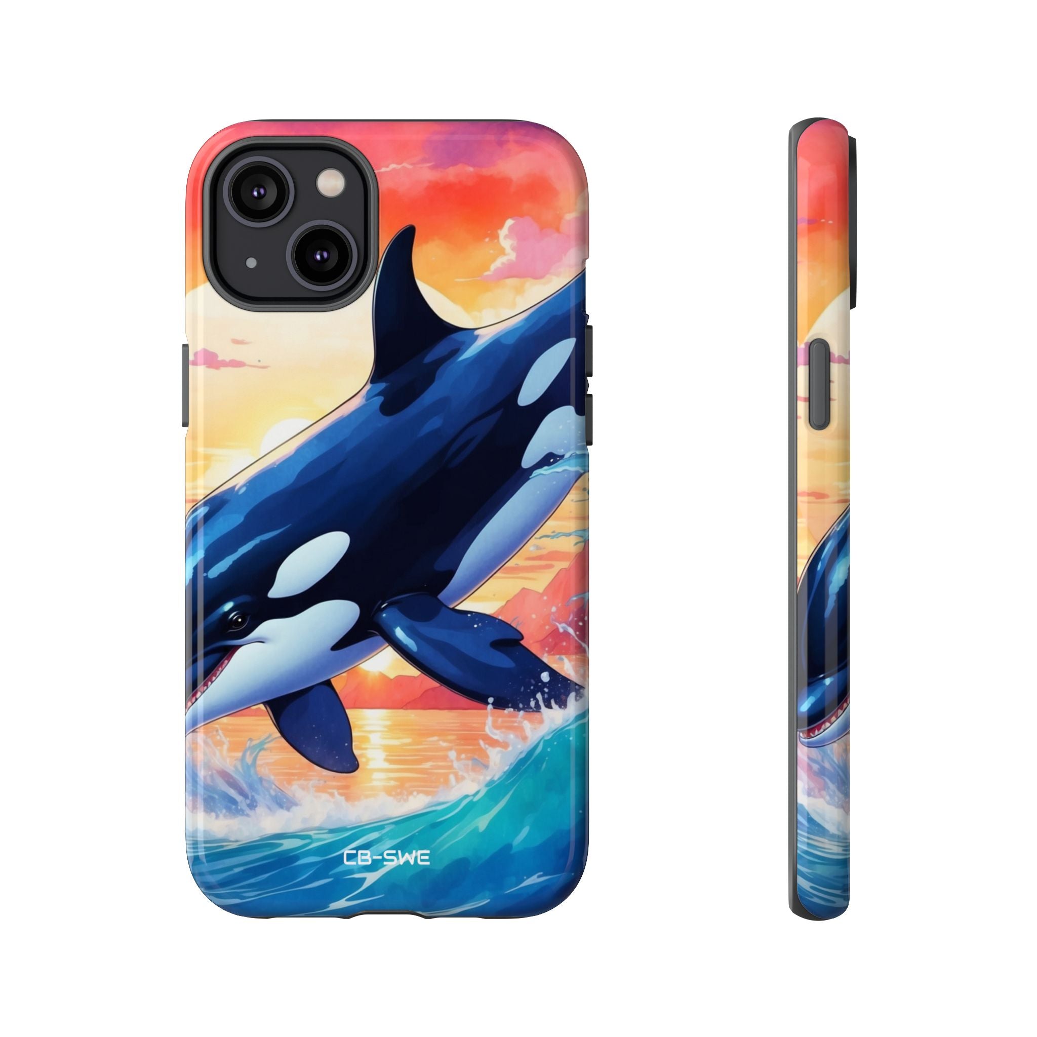 Orca Leaps Joyfully - iPhone Case
