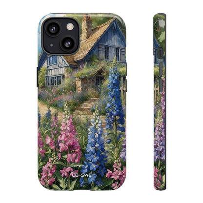 Cottage Surrounded Blossoms - iPhone Case