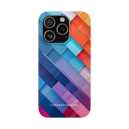 Vibrant GeoFlow iPhone 15 - Flexi Phone Case