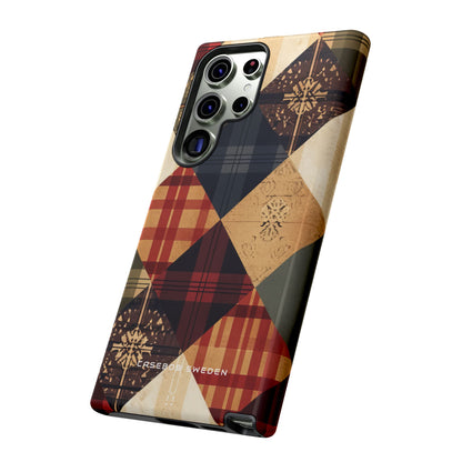 Rustic Geometric Patchwork Harmony Samsung S23 - Tough Phone Case