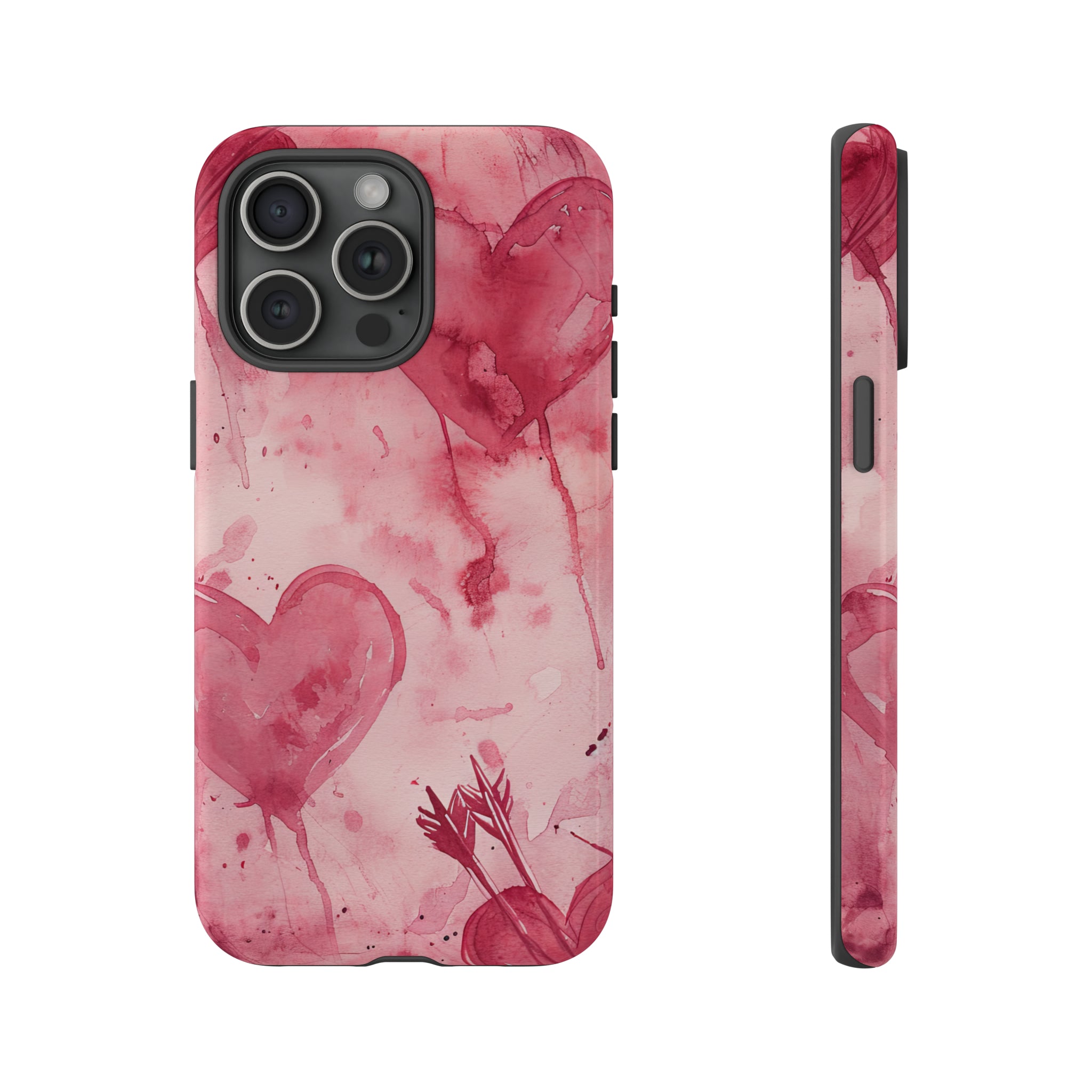 Cupid's Heart Entwined - Protective Phone Case