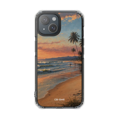 Golden Waves Embrace iPhone Case - Impact