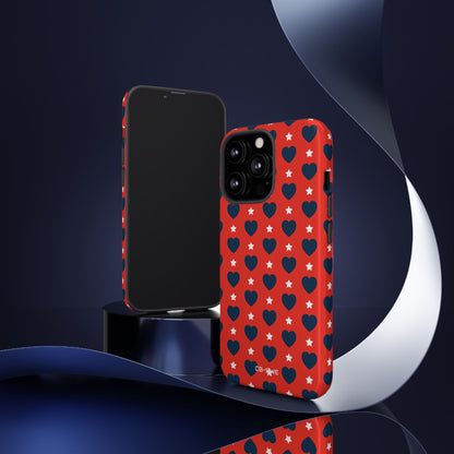 Hearts Dance Bright - iPhone Case