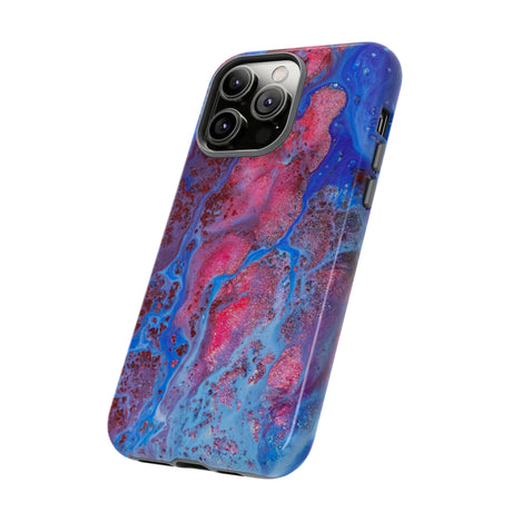 Red Mountain Ink Art iPhone Case (Protective) Phone Case