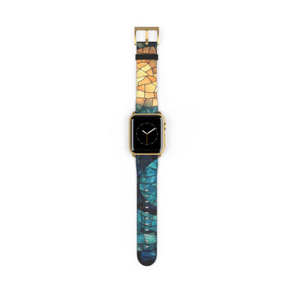 Blue Whale Mosaic - Watch Band