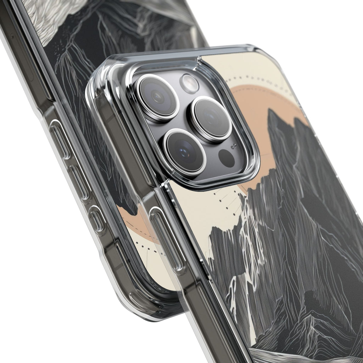 Tranquil Peaks - Phone Case for iPhone (Clear Impact - Magnetic)