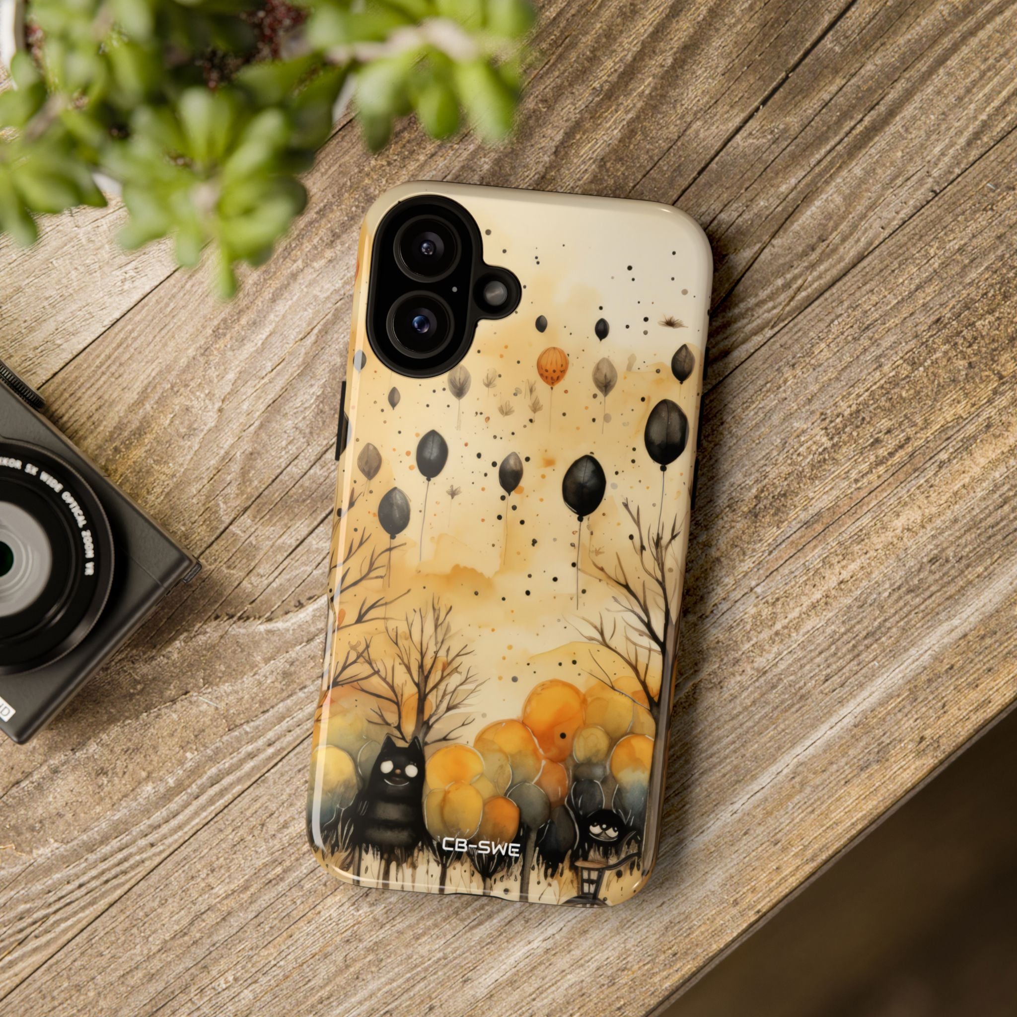 Balloons Drift Skyward - iPhone Case