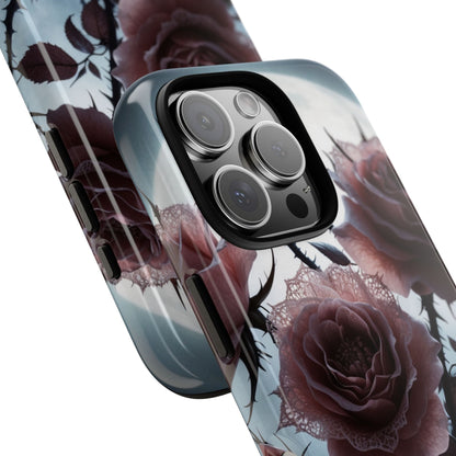Moonlit Roses iPhone 16 Pro Case - Tough