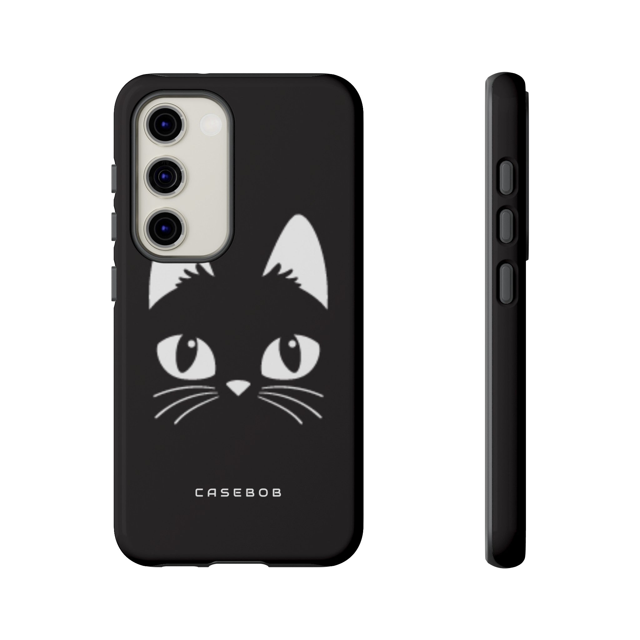 Cartoon Cat Icon - Protective Phone Case