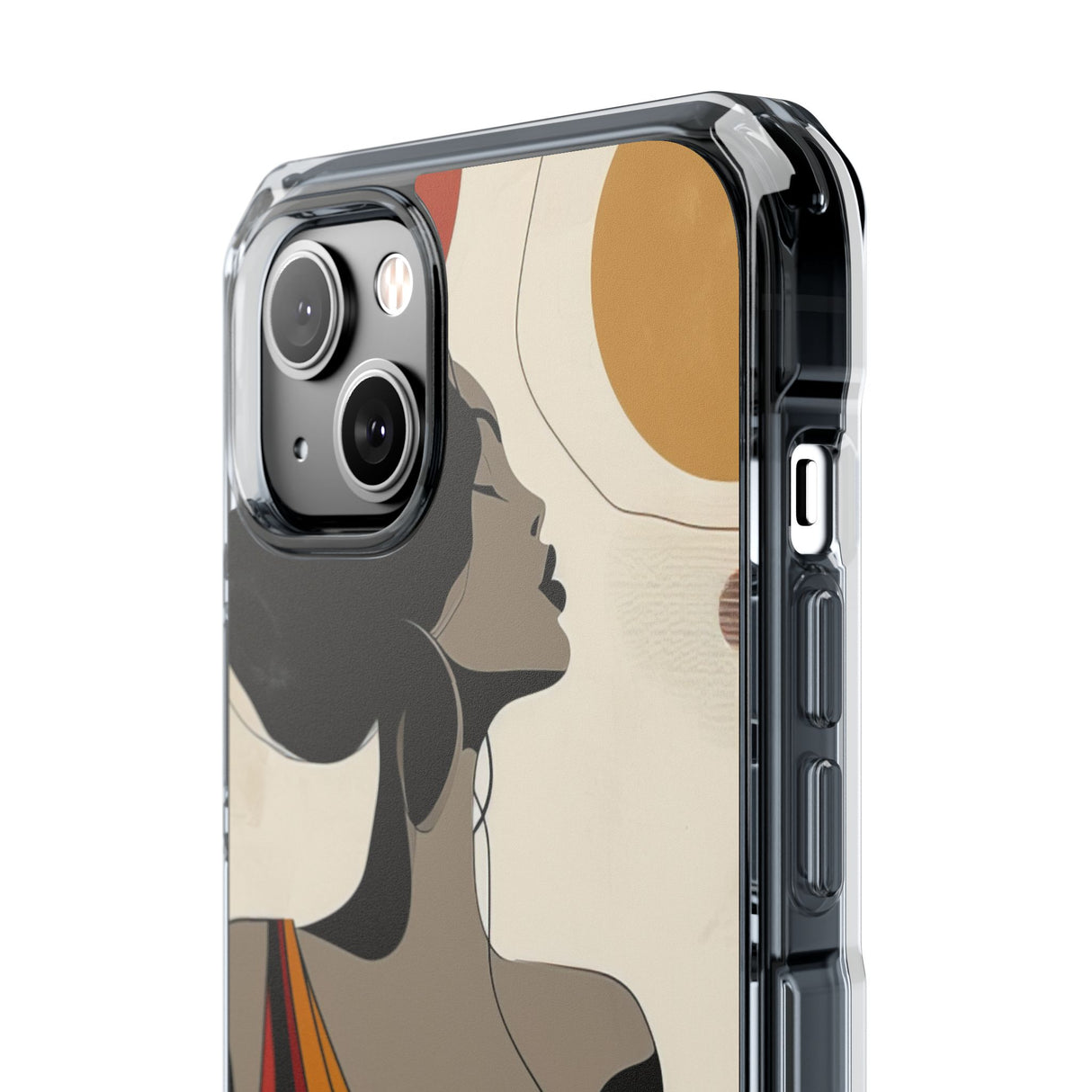 Empowered Elegance – Handyhülle für iPhone (Clear Impact – Magnetisch)