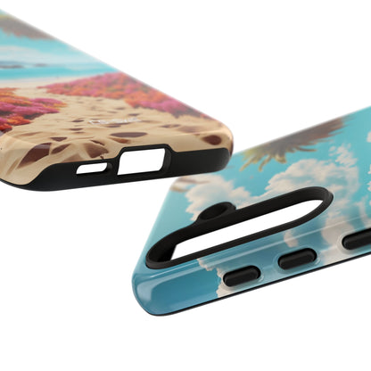 Tropical Flowers Frame - Samsung Case