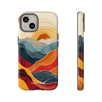 Sunlit Ridges iPhone 14 Case - Tough
