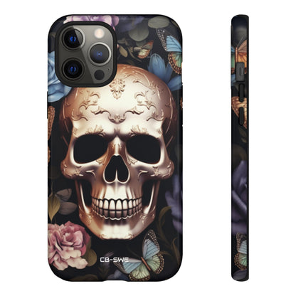 Skull Among Blossoms - iPhone Case