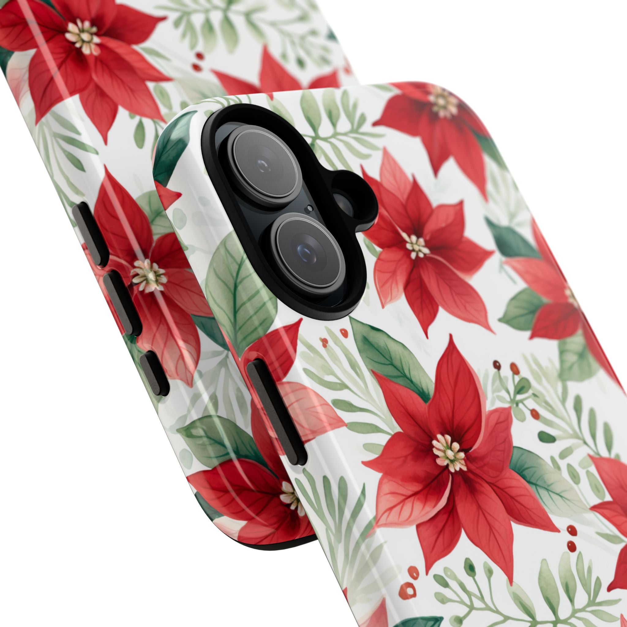 Poinsettias Bloom Bright - iPhone Case