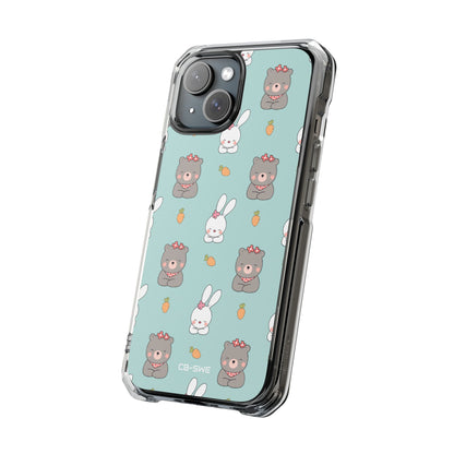 Bunnies Gather Carrots iPhone Case - Impact