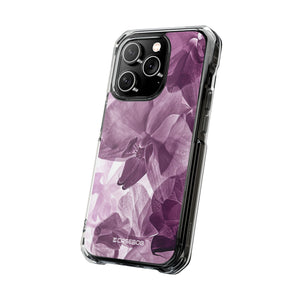 Radiant Orchid Design | Handyhülle für iPhone (Clear Impact Case – magnetisch) 