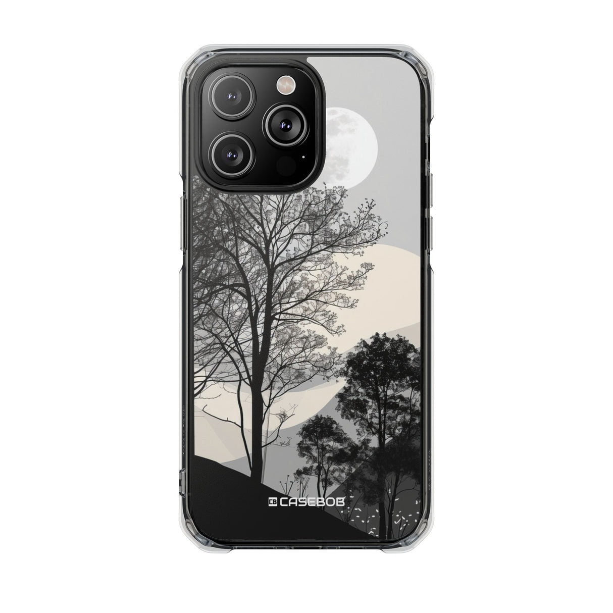 Moonlit Elegance - Phone Case for iPhone (Clear Impact - Magnetic)