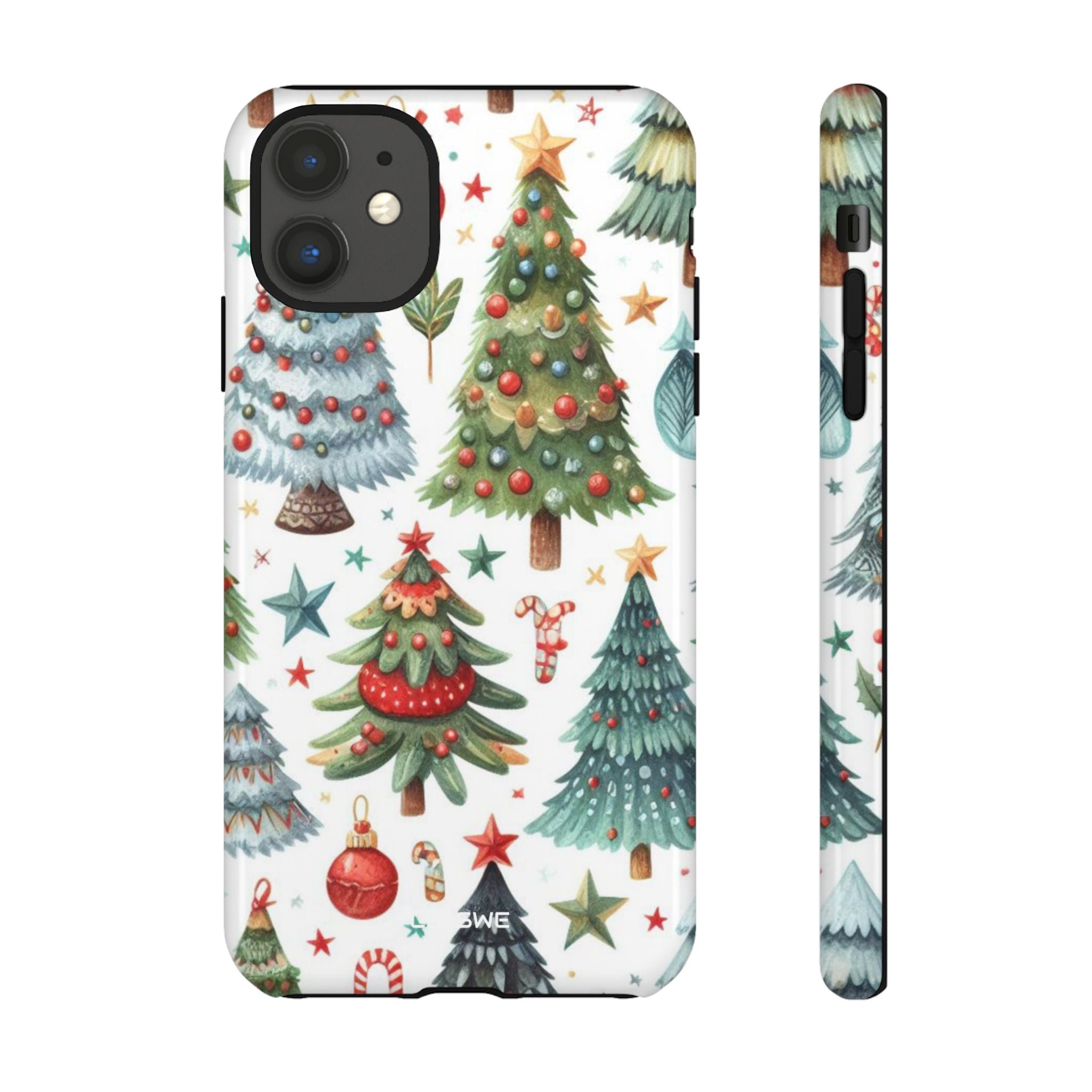 Whimsical Trees Sparkle - iPhone Case