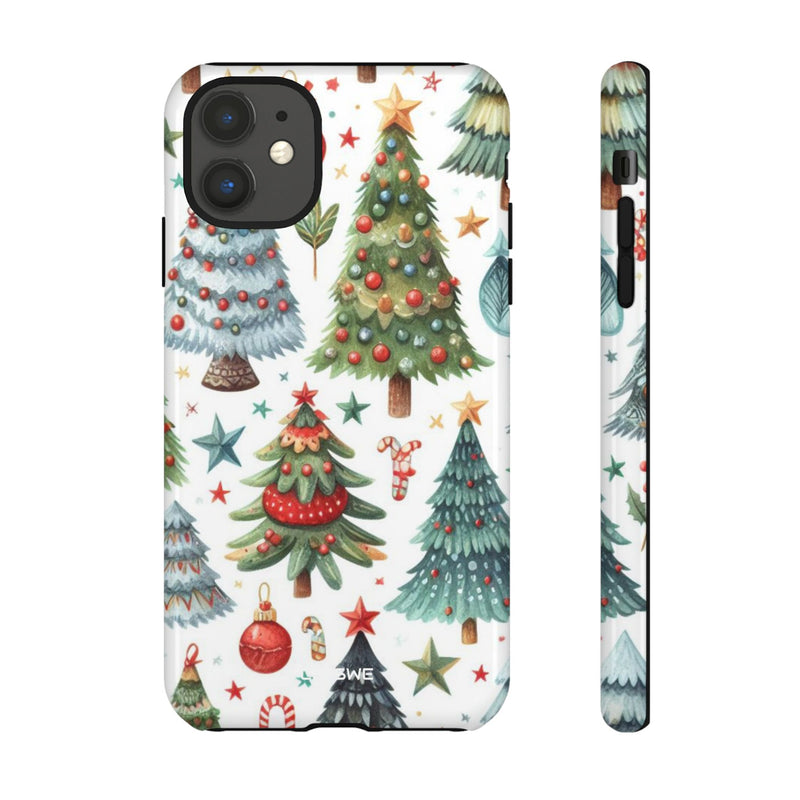 Whimsical Trees Dance - iPhone Case