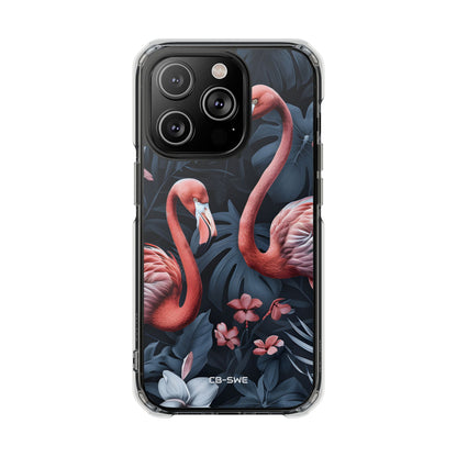 Flamingos Embrace Nature iPhone Case - Impact