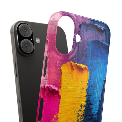 Bold Abstract Texture - Slim iPhone 16 Phone Case