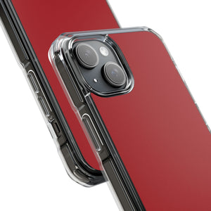 Upsdell Rot | Handyhülle für iPhone (Clear Impact Case - Magnetisch) 